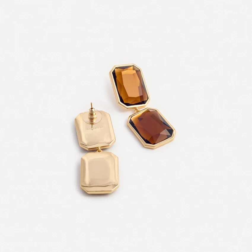 Amber Tiered Earrings Amber Tiered Earrings