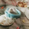 Aqua Flower Bow Headband Aqua Flower Bow Headband