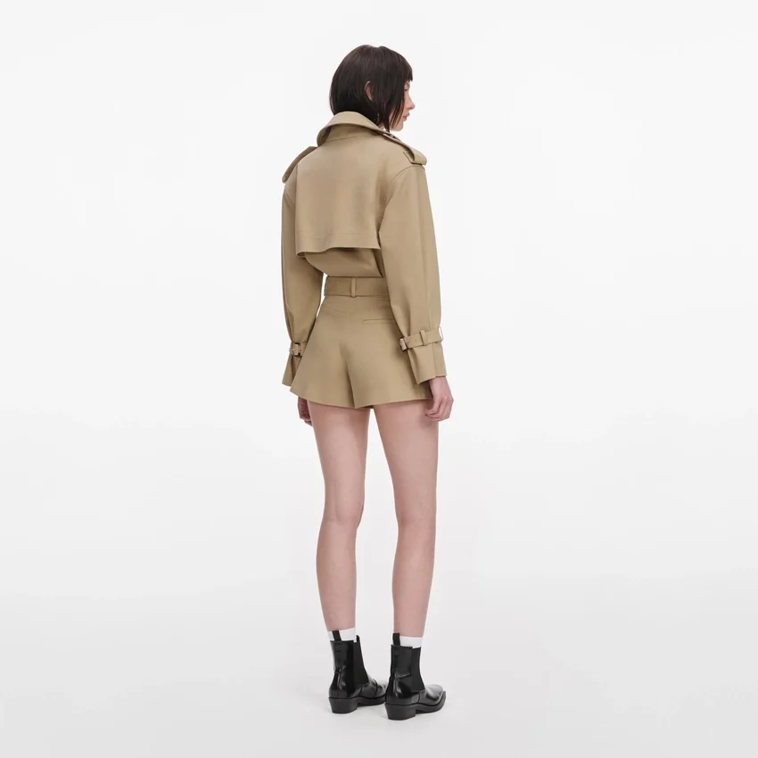 Beige Cotton Playsuit Beige Cotton Playsuit