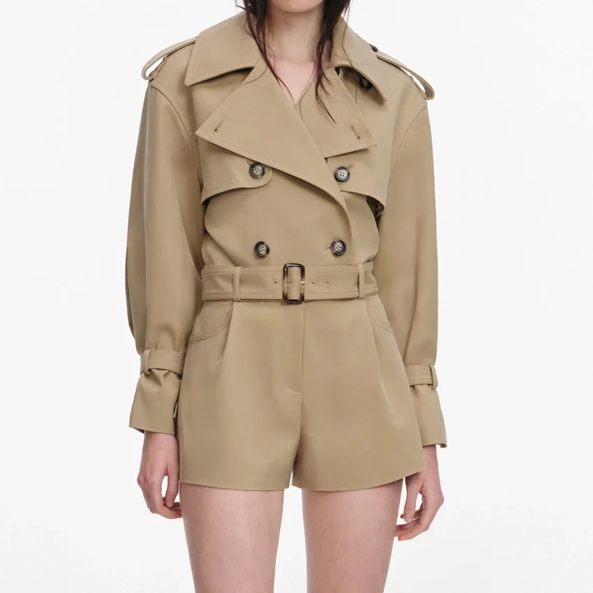 Beige Cotton Playsuit Beige Cotton Playsuit