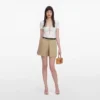Beige Cotton Skort Beige Cotton Skort