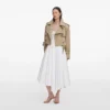 Beige Cropped Trench Jacket Beige Cropped Trench Jacket