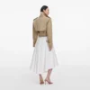 Beige Cropped Trench Jacket Beige Cropped Trench Jacket