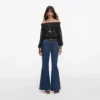 Black And Gold Chiffon Top Black And Gold Chiffon Top