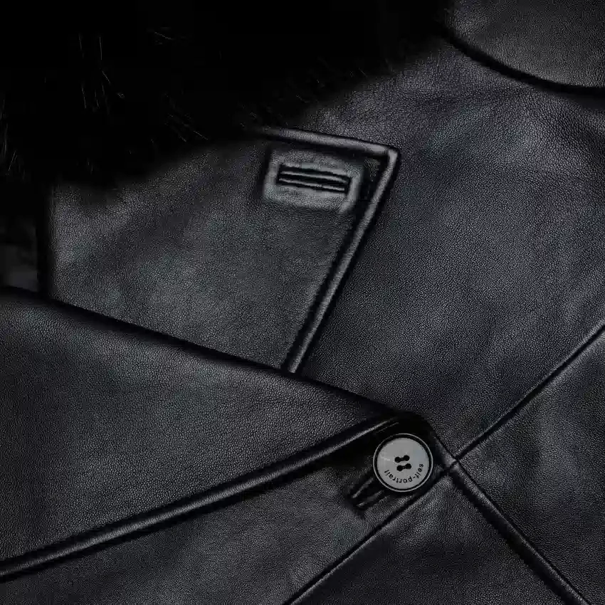 Black Belted Leather Jacket Black Belted Leather Jacket