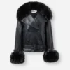 Black Belted Leather Jacket Black Belted Leather Jacket