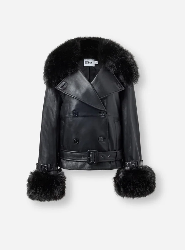 Black Belted Leather Jacket Black Belted Leather Jacket