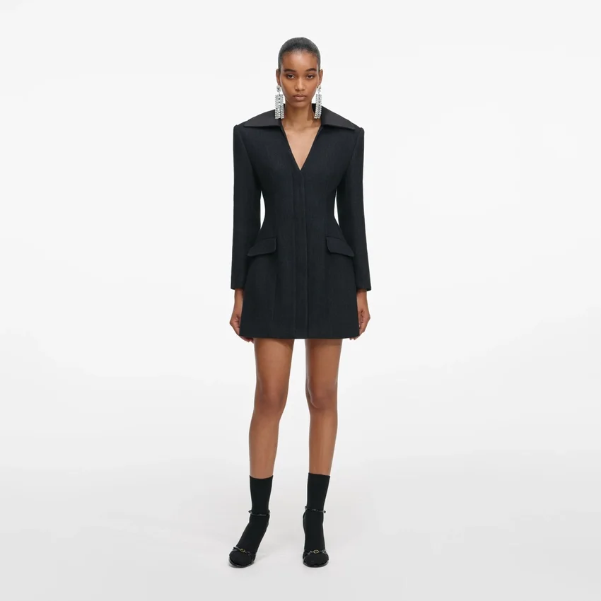 Black Blazer Mini Dress Black Blazer Mini Dress