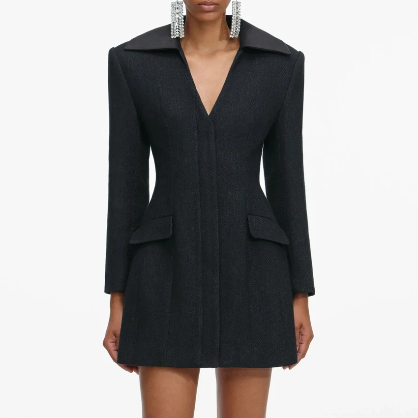 Black Blazer Mini Dress Black Blazer Mini Dress