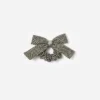 Black Check Hair Bow Black Check Hair Bow
