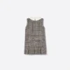 Black Check Sleeveless Dress Black Check Sleeveless Dress