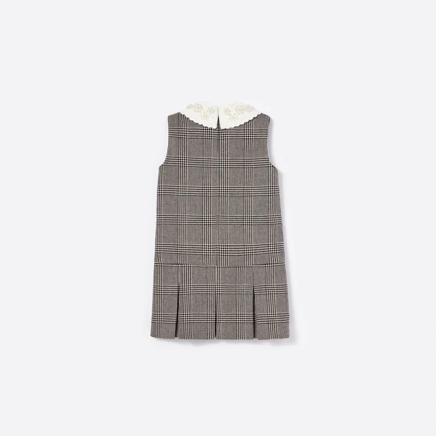 Black Check Sleeveless Dress Black Check Sleeveless Dress