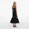 Black Crepe Midi Dress Black Crepe Midi Dress