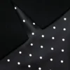 Black Crepe Polka Dot Maxi Dress Black Crepe Polka Dot Maxi Dress