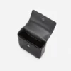 Black Croc Leather Structured Mini Bag Black Croc Leather Structured Mini Bag