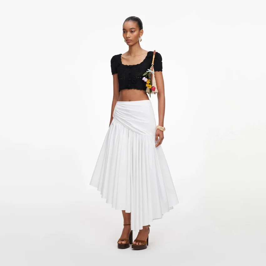 Black Crochet Knit Crop Top Black Crochet Knit Crop Top