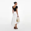 Black Crochet Knit Crop Top Black Crochet Knit Crop Top