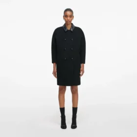 Black Double Breasted Coat
