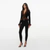 Black Faux Fur Knit Cardigan Black Faux Fur Knit Cardigan