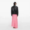 Black Faux Leather Biker Jacket