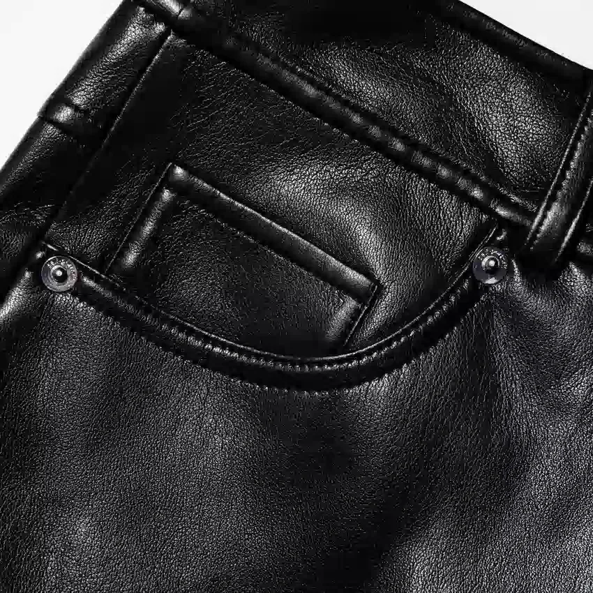 Black Faux Leather Shorts Black Faux Leather Shorts