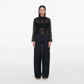Black Lace Blouse