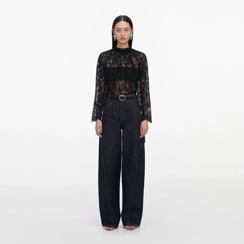 Black Lace Blouse Black Lace Blouse