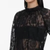Black Lace Blouse Black Lace Blouse