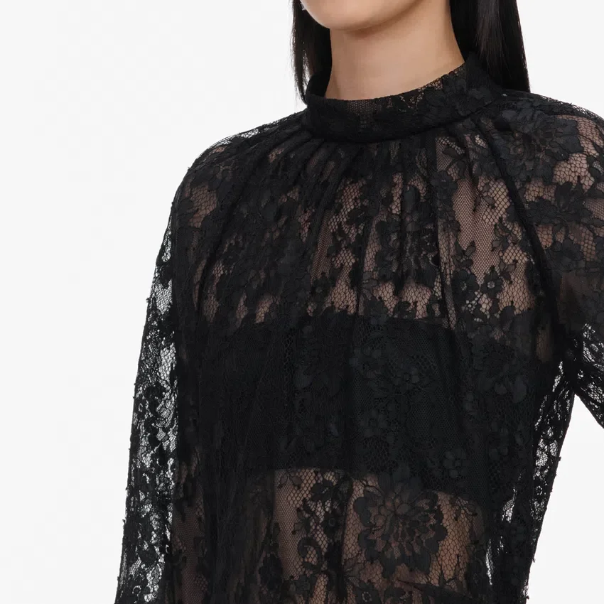 Black Lace Blouse Black Lace Blouse