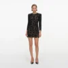 Black Lace Long Sleeve Mini Dress Black Lace Long Sleeve Mini Dress