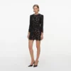 Black Lace Long Sleeve Mini Dress Black Lace Long Sleeve Mini Dress