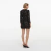 Black Lace Long Sleeve Mini Dress Black Lace Long Sleeve Mini Dress