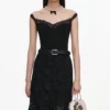 Black Lace Midi Skirt Black Lace Midi Skirt