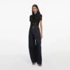 Black Lace Tie Neck Top Black Lace Tie Neck Top