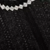 Black Organza Lace Top Black Organza Lace Top