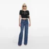 Black Pointelle Knit Top Black Pointelle Knit Top