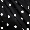Black Polka Dot Cotton Mini Dress Black Polka Dot Cotton Mini Dress