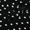 Black Polka Dot Georgette Maxi Dress Black Polka Dot Georgette Maxi Dress