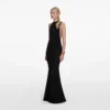 Black Racer Back Viscose Knit Maxi Dress Black Racer Back Viscose Knit Maxi Dress