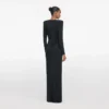Black Rhinestone Embellished Maxi Dress Black Rhinestone Embellished Maxi Dress