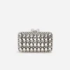 Black Satin Crystal Clutch Bag Black Satin Crystal Clutch Bag