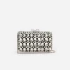 Black Satin Crystal Clutch Bag Black Satin Crystal Clutch Bag