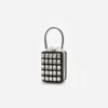 Black Satin Crystal Micro Bag Black Satin Crystal Micro Bag