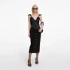 Black Satin Lace Top Black Satin Lace Top