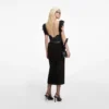 Black Satin Lace Top Black Satin Lace Top