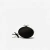 Black Satin Oval Clutch Black Satin Oval Clutch