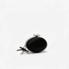 Black Satin Oval Clutch Black Satin Oval Clutch