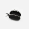 Black Satin Oval Clutch Black Satin Oval Clutch