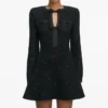 Black Sequin Knit Mini Dress Black Sequin Knit Mini Dress