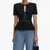 Black Sequin Knit Top Black Sequin Knit Top